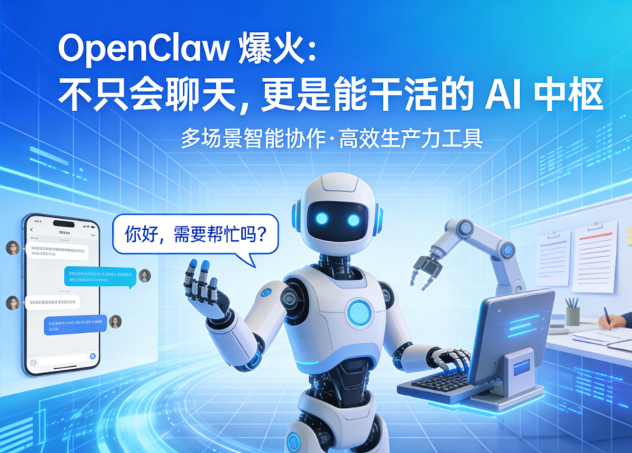 OpenClaw爆火：不只会聊天，更是能干活的AI中枢